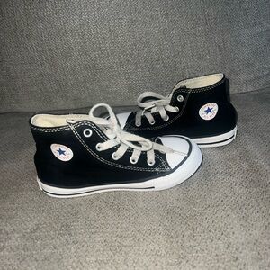 Converse Kids Black and White High-Top Sneakers